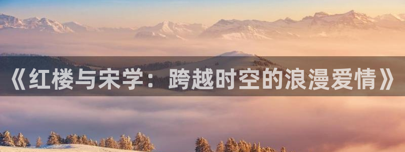 星空无限影院免费看电视剧大全：《红楼与宋学：跨越时空的浪漫爱情》